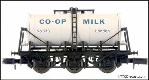 DAPOL 2F-031-024 6 Wheel Milk Tanker Co op London 133, N Gauge
