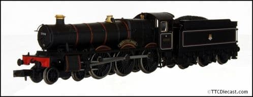 DAPOL 2S-010-004 Hall Class - 5908 'Moreton Hall' BR Lined Black Early Crest