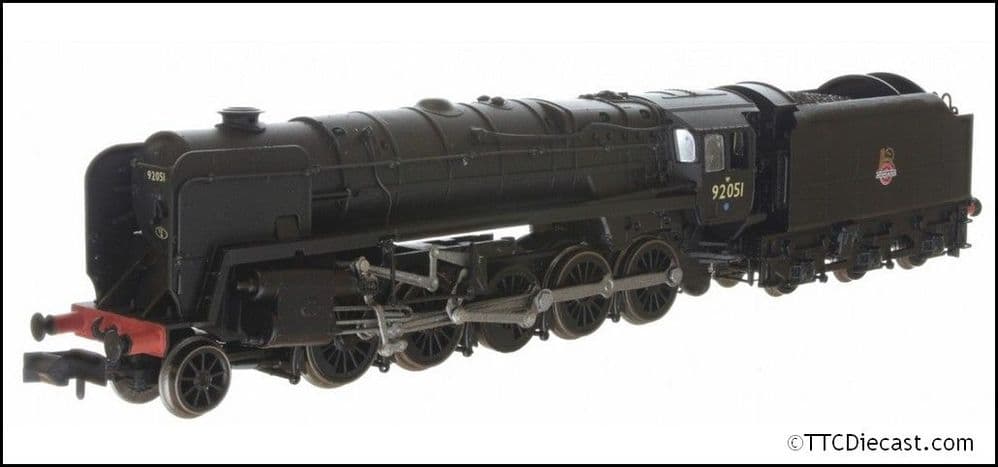 DAPOL 2S-013-007 9F 92051 BR Unlined Black Early Crest, N Gauge