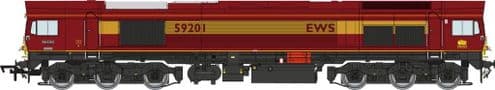 Dapol 4D-005-005S Class 59 201 'Vale of York' EWS (DCC-Sound) OO Gauge *PRE ORDER £254.96*