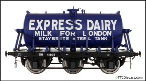DAPOL 7F-031-007 6 Wheel Milk Tanker Express Dairies 4405, O Gauge