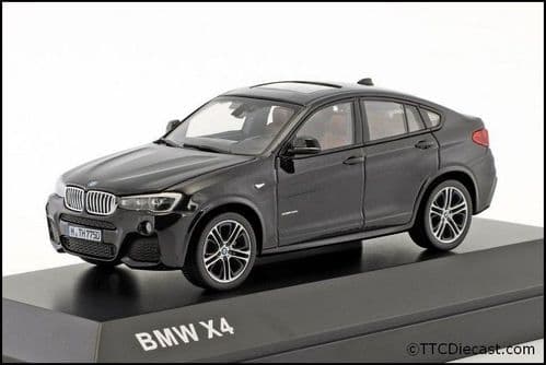 Dealer model BMW 2348788 - BMW X4 F26 Black Saphire -  1:43 Scale