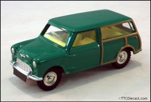Dinky 197 Morris Mini Traveller - Green Reproduced by Atlas Editions