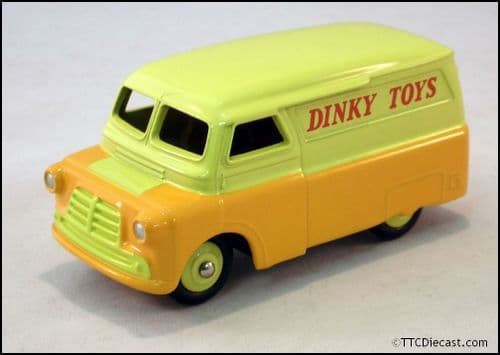 Dinky 482 Bedford 10cwt. Van Yellow Dinky Toys Reproduced by Atlas Editions