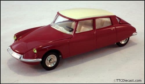 Dinky 530 Citroen DS19 Red Reproduced by Atlas Editions