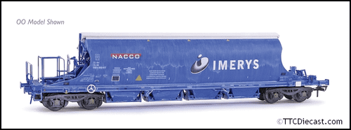 EFE Rail E87504 JIA Nacco Wagon 33-70-0894-001-3 Imerys Blue [Weathered - light], N Gauge