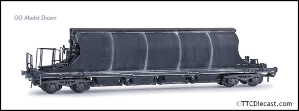 EFE Rail E87510 JIA Nacco Wagon 33-70-0894-003-9 Imerys Blue [Weathered - heavy], N Gauge