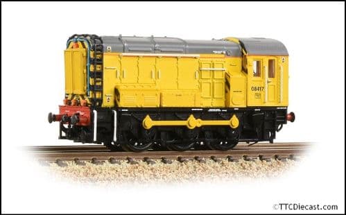 Farish 371-011SF Class 08 08417 Network Rail Yellow SOUND, N Gauge