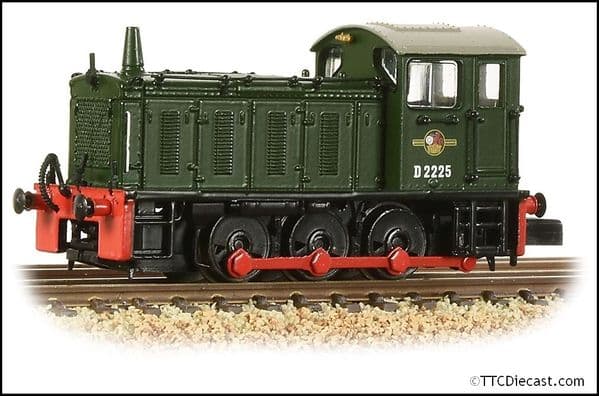 Farish 371-055 Class 04 D2225 BR Green (Late Crest), N Gauge