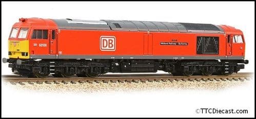 Farish 371-359 Class 60 60100 'Midland Railway - Butterley' DB Cargo, N Gauge