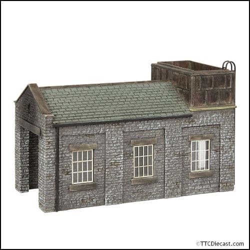 Farish 42-0002 Stone Engine Shed with Tank - N Gauge