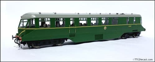 HELJAN 19405 GWR Railcar BR green speed whiskers (dark grey roof) OO Gauge