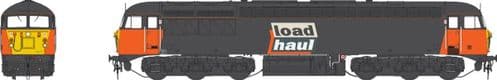 Heljan 5607 Class 56 in LoadHaul black and orange - unnumbered, O Gauge