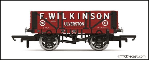 Hornby R60023 4 Plank Wagon, F. Wilkinson - Era 2, OO Gauge