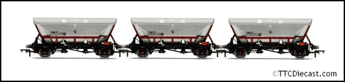 Hornby R60069 HFA Hopper Wagons, Three Pack, EWS - Era 9, OO Gauge