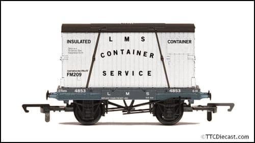 Hornby R60107 LMS, Container Service, Conflat A - Era 3 * PRE ORDER £19.79 *