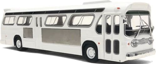 Iconic Replicas 430190 GM TDH 5303 Transit Bus Blank White 1:43 Scale *PRE ORDER £61.19*