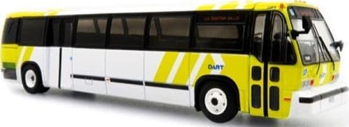 Iconic Replicas 870319 TMC RTS Transit Bus 1999 DART Dallas Area Rapid Transit *PRE ORDER £39.59*