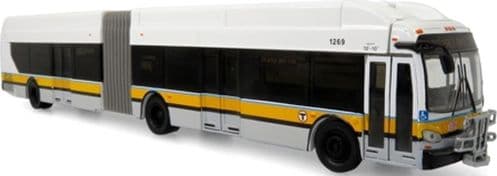 Iconic Replicas 870334 NFI Xcelsior XN60 Articulated Transit Bus MBTA Boston 1:87 Scale