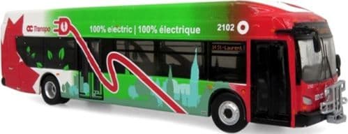 Iconic Replicas 870337 NFI Xcelsior Charge NG Transit Bus Ottawa OCTranspo 1:87 Scale