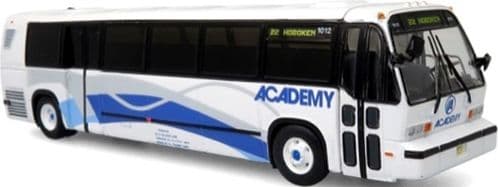 Iconic Replicas 870402 TMC RTS Transit Bus 1999 Academy Destination 22 Hoboken *PRE ORDER £39.59*