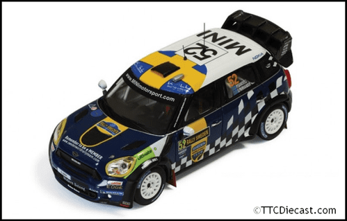 IXO RAM493 BMW MINI COUNTRYMAN WRC JCW #52 SANDELL
