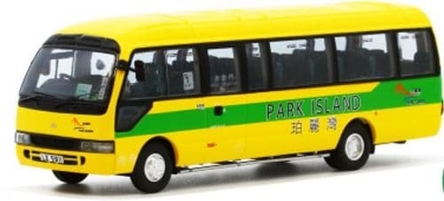 Model 1 63809 Toyota Coaster (Yellow/ Green Livery) Park Island LE5811 rt. NR330 Tsing Yi Airport
