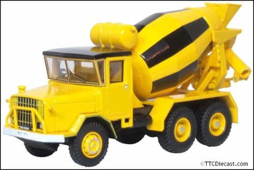 Oxford 76ACM002 AEC 690 Cement Mixer Yellow and Black 1:76 Scale