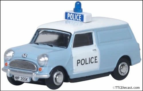 Oxford 76MV034 Mini Van West Mercia Police (Panda) 1:76 Scale