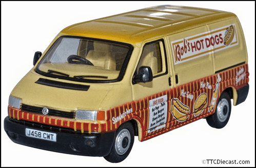 Oxford 76T4007 VW T4 Van Bobs Hot Dogs, OO Gauge