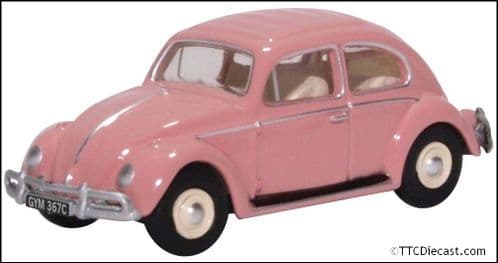 Oxford 76VWB011UK VW Beetle Pink - UK Registration