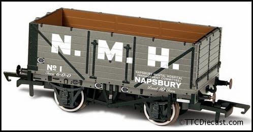 Oxford Rail OR76MW7031 7 Plank Mineral Wagon - Napsbury Napsbury Hospital