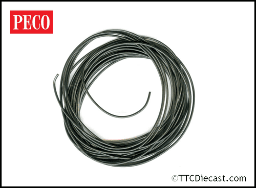 Peco PL-38 BK Electrical Wire, Black, 3 amp, 16 strand