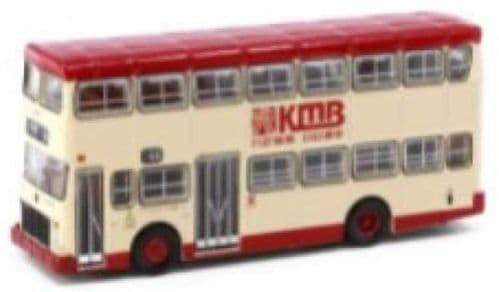 Tiny 2020122 KMB Leyland Victory Mk 2 (4A) Beige/Red 1:110 Scale